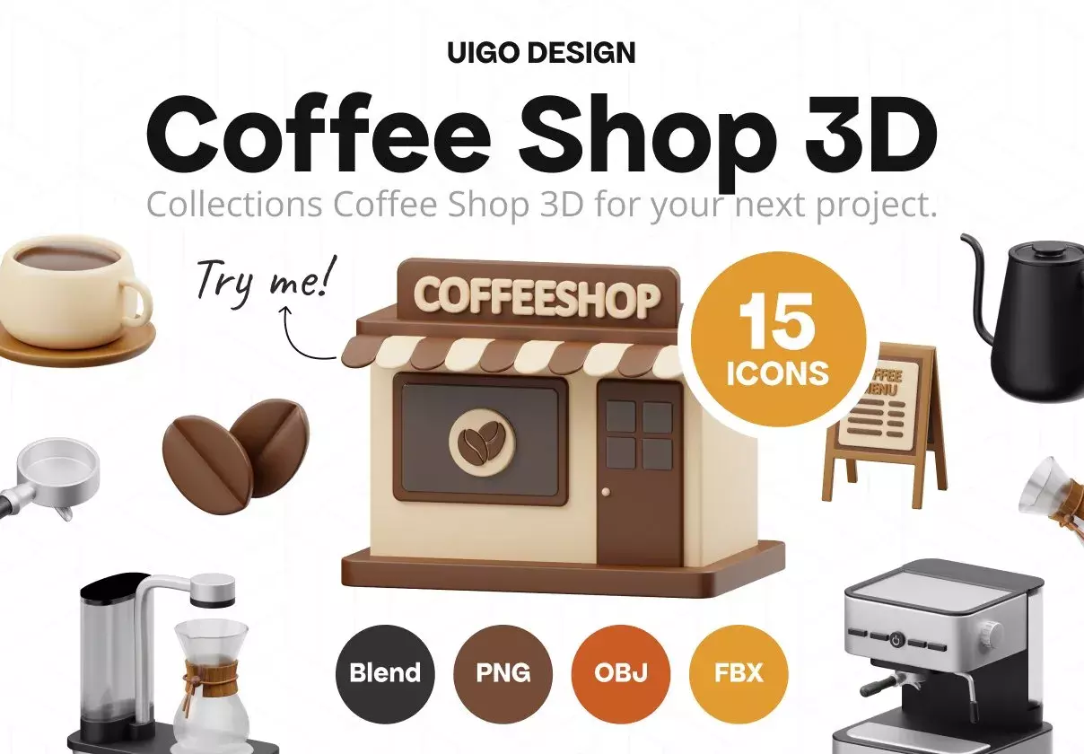 Coffee 3D Icon