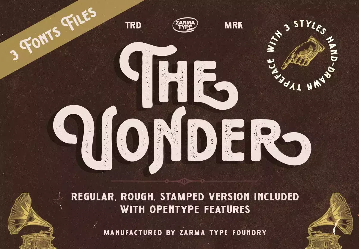 Vonder - Vintage Display Font