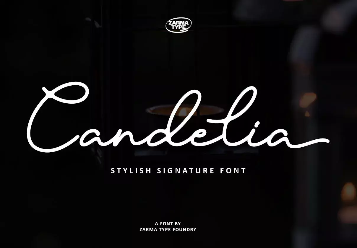 Candelia - Stylish Signature Font