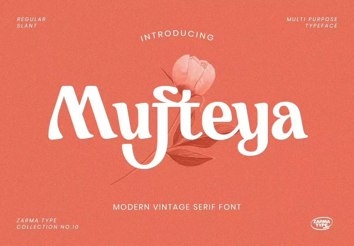 Mufteya - Retro Serif Font