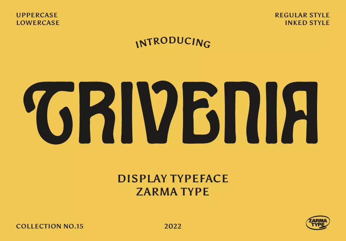 Trivenia - Modern Display Font