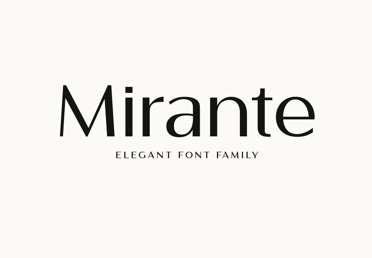 Mirante Elegant Font Family