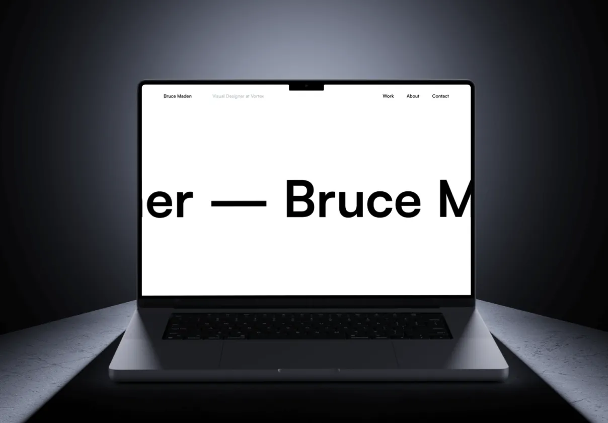 Bruce — Framer Template