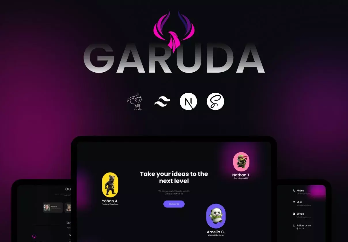 Garuda - NextJs Web Agency Template