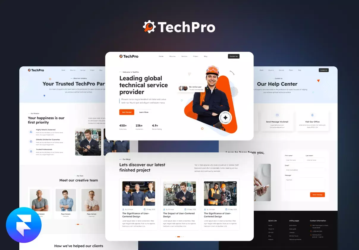 TechPro - Multi Layout Service Provider