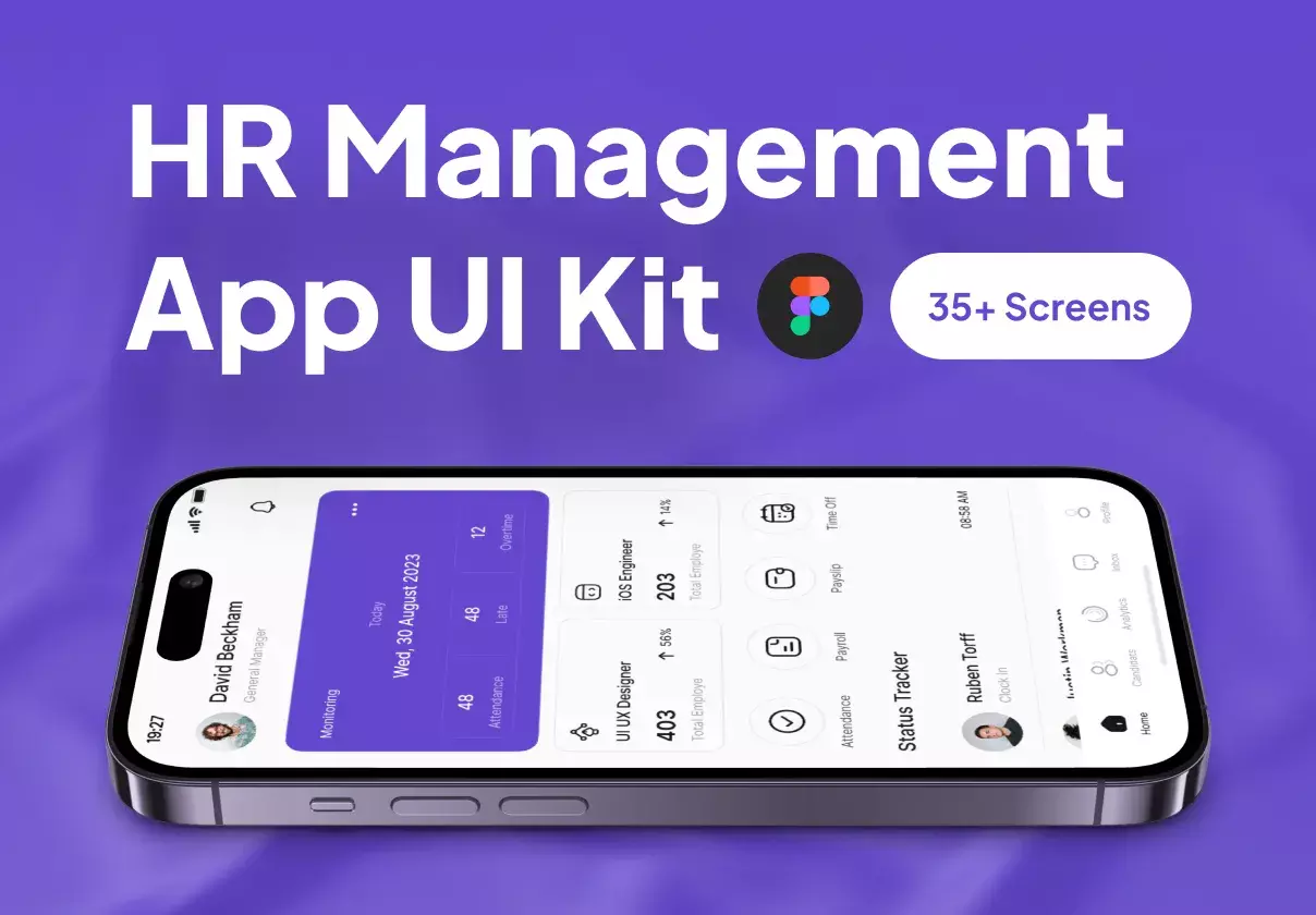 HR Management App UI Kit