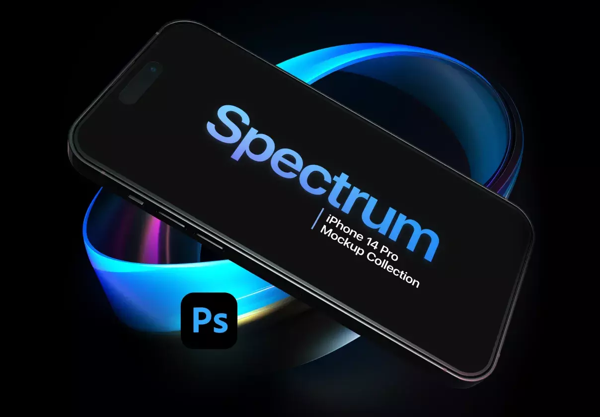 Spectrum – iPhone 14 Pro Mockup Collection