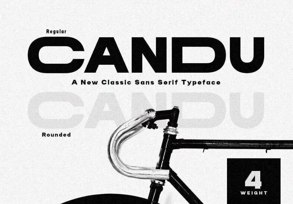 Candu Sans Serif Typeface