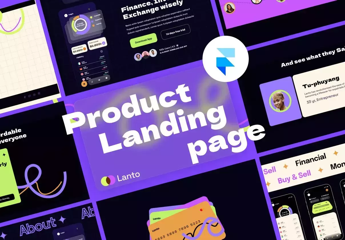 Framer App Launching Landing Page- Lanto