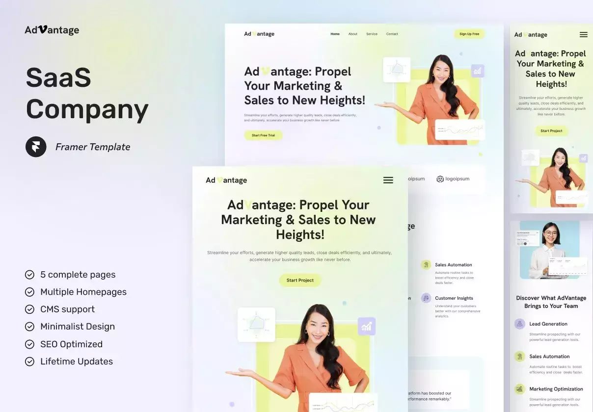 Advantage - Saas Company Framer