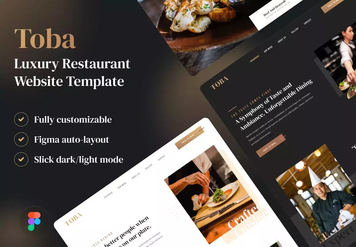 Website Restaurant Responsive Design