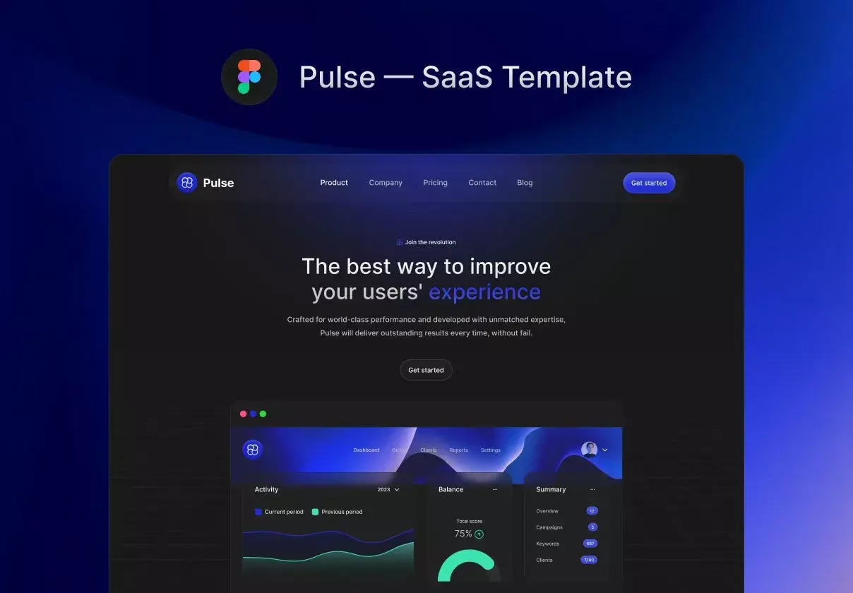 Pulse — SaaS Template