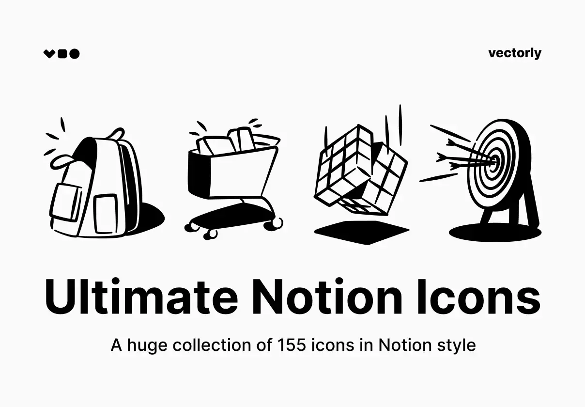 Icons with Notion Style