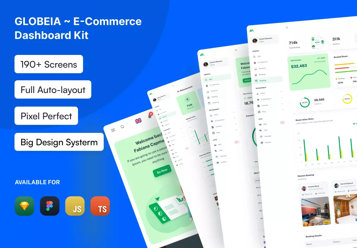 GLOBEIA~ E-Commerce Dashboard Kit