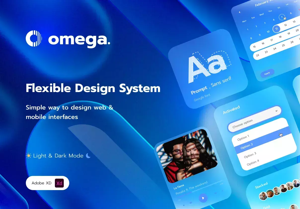 Omega Design System (Multipurpose UI Kits)