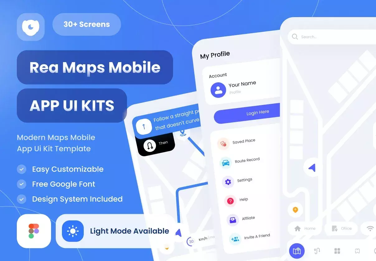 Rea.maps - modern maps mobile apps