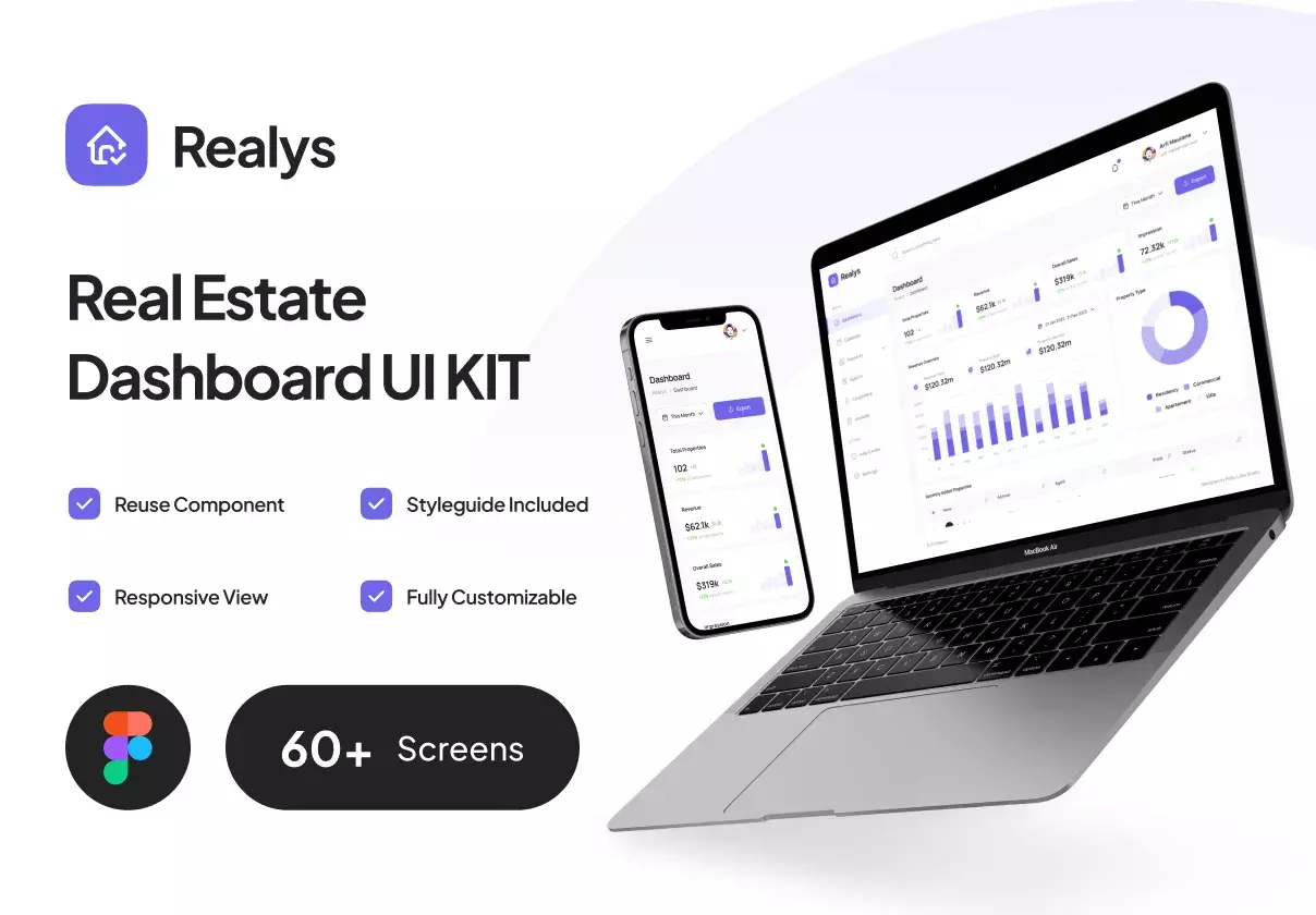 Realys - Real Estate Dashboard UI Kit