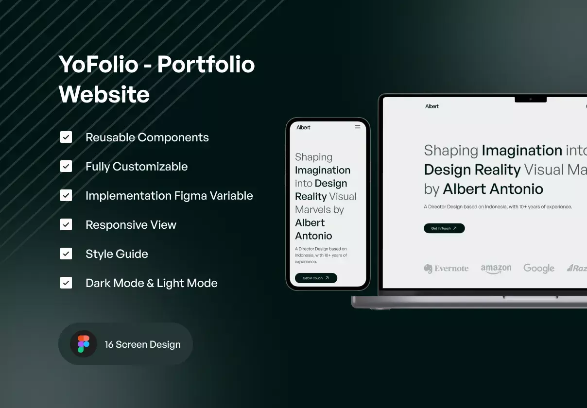 YoFolio - Portfolio Website