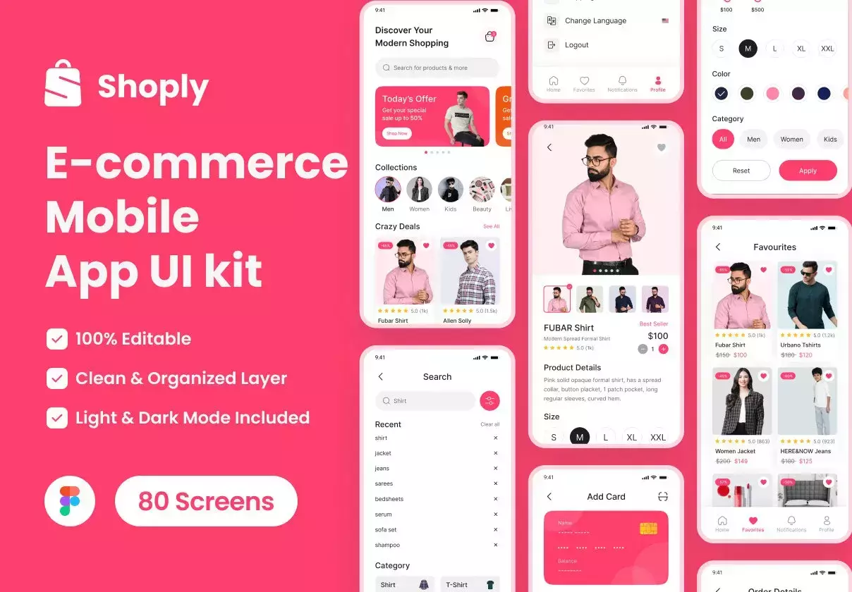 Shoply - Ecommerce App UI Kit