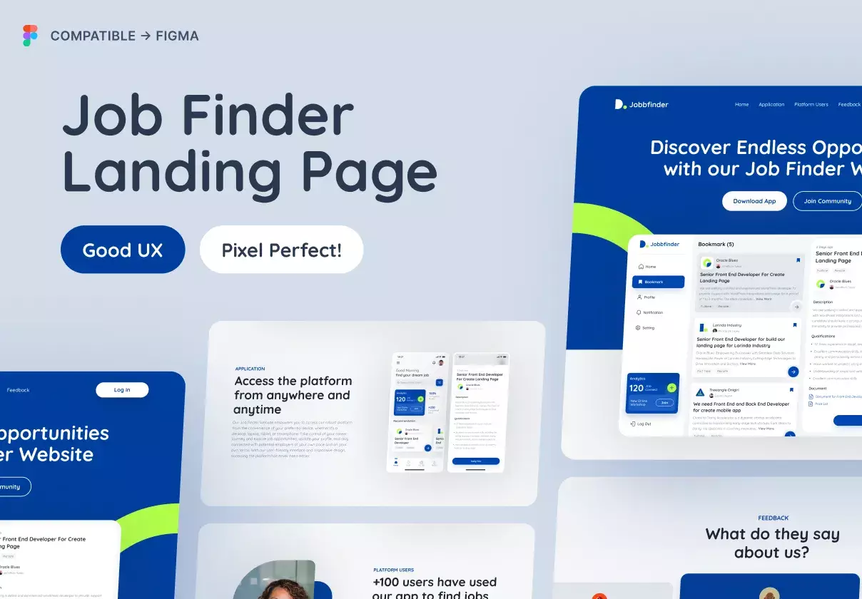 Job Finder Mini Landing Page