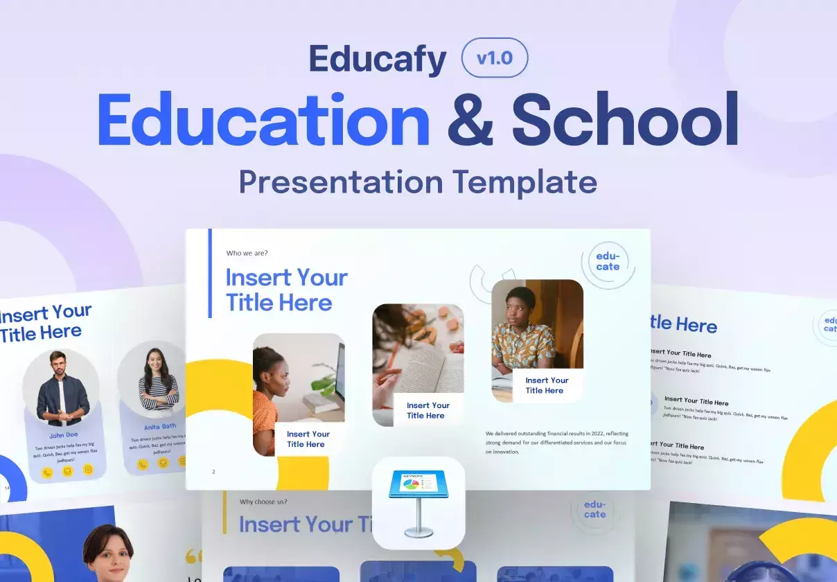 Educafy - Education Keynote Presentation Template