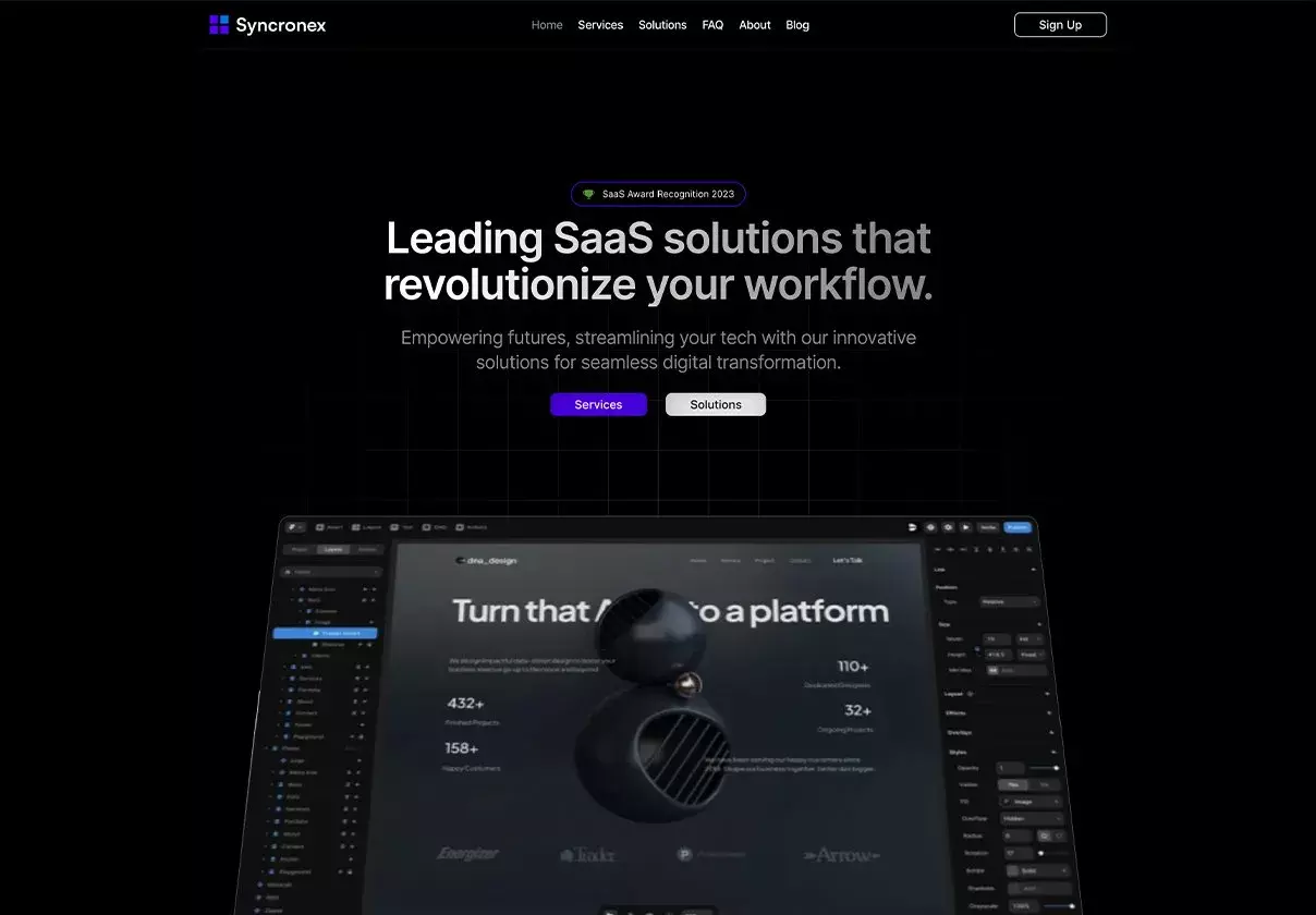 Syncronex — SaaS Website