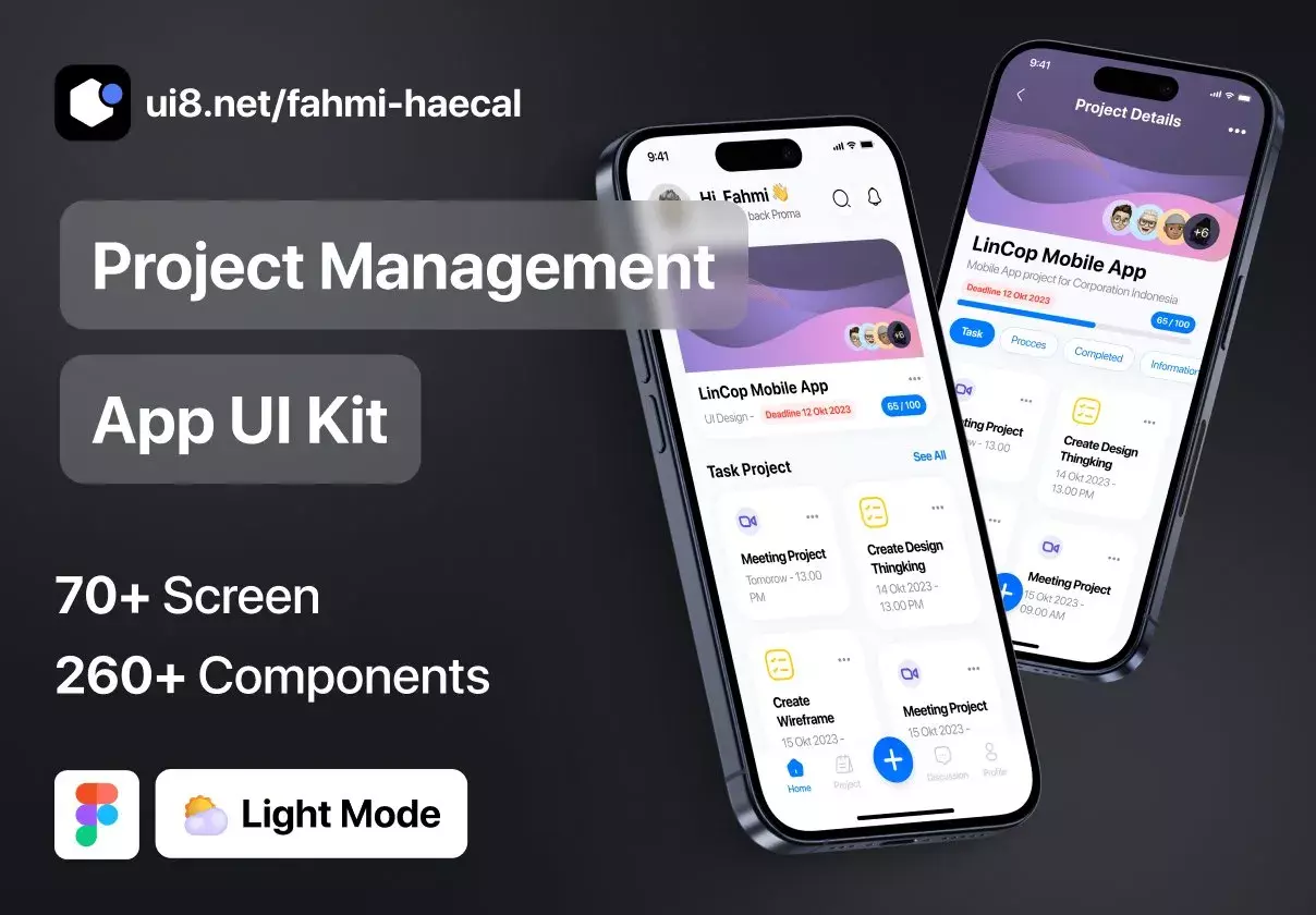 Proma - Project Management App UI KIT