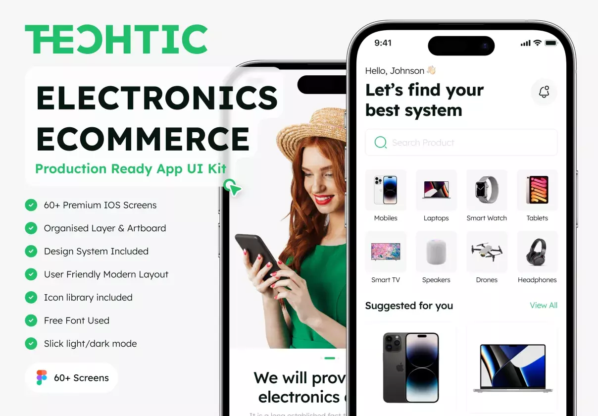 Electronic Ecommerce App UI Kit