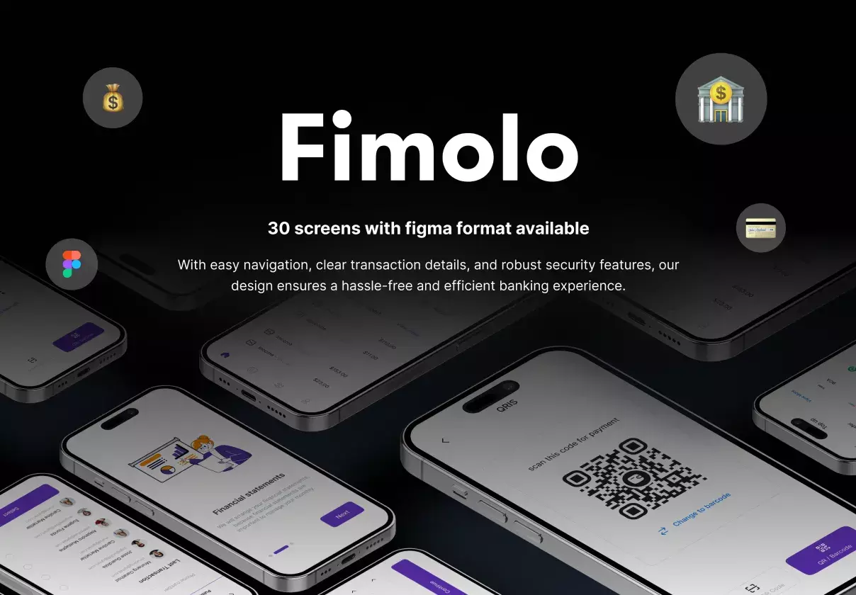 Fimolo - Banking Ui Kit Mobile