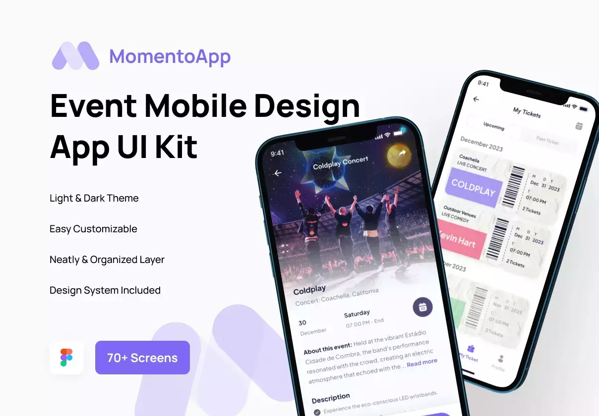 Momento - Event App UI Kit