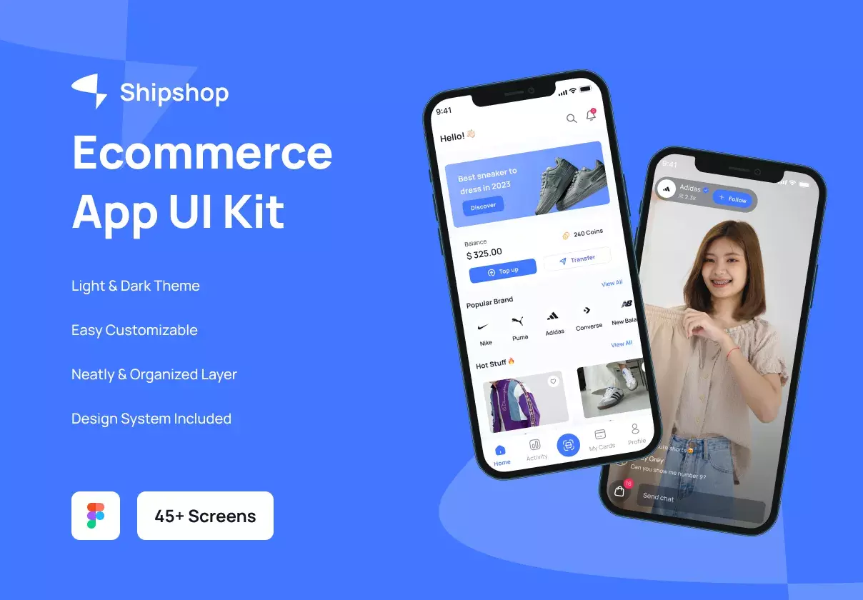 Ecommerce Mobile App UI Kit