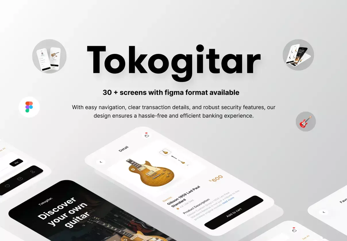 Tokogitar -  Online Shop UI Kit Mobile