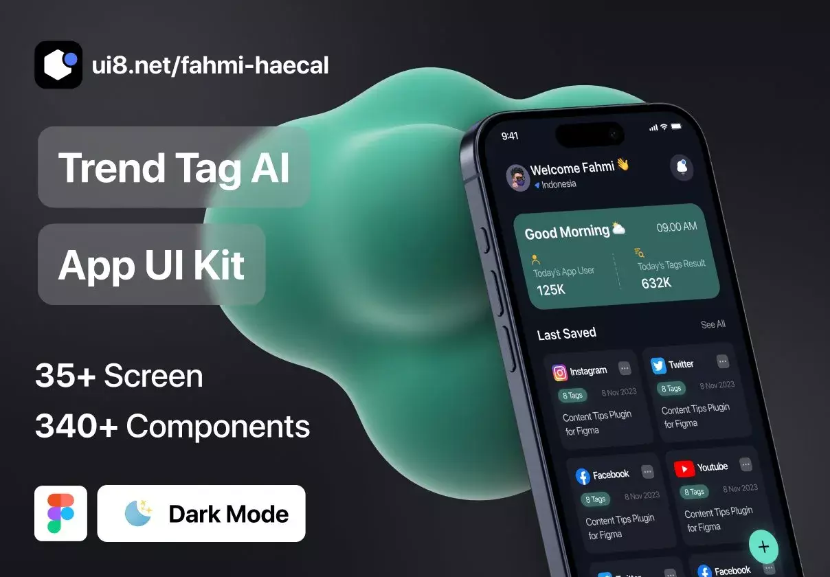 TrendTag App UI KIT