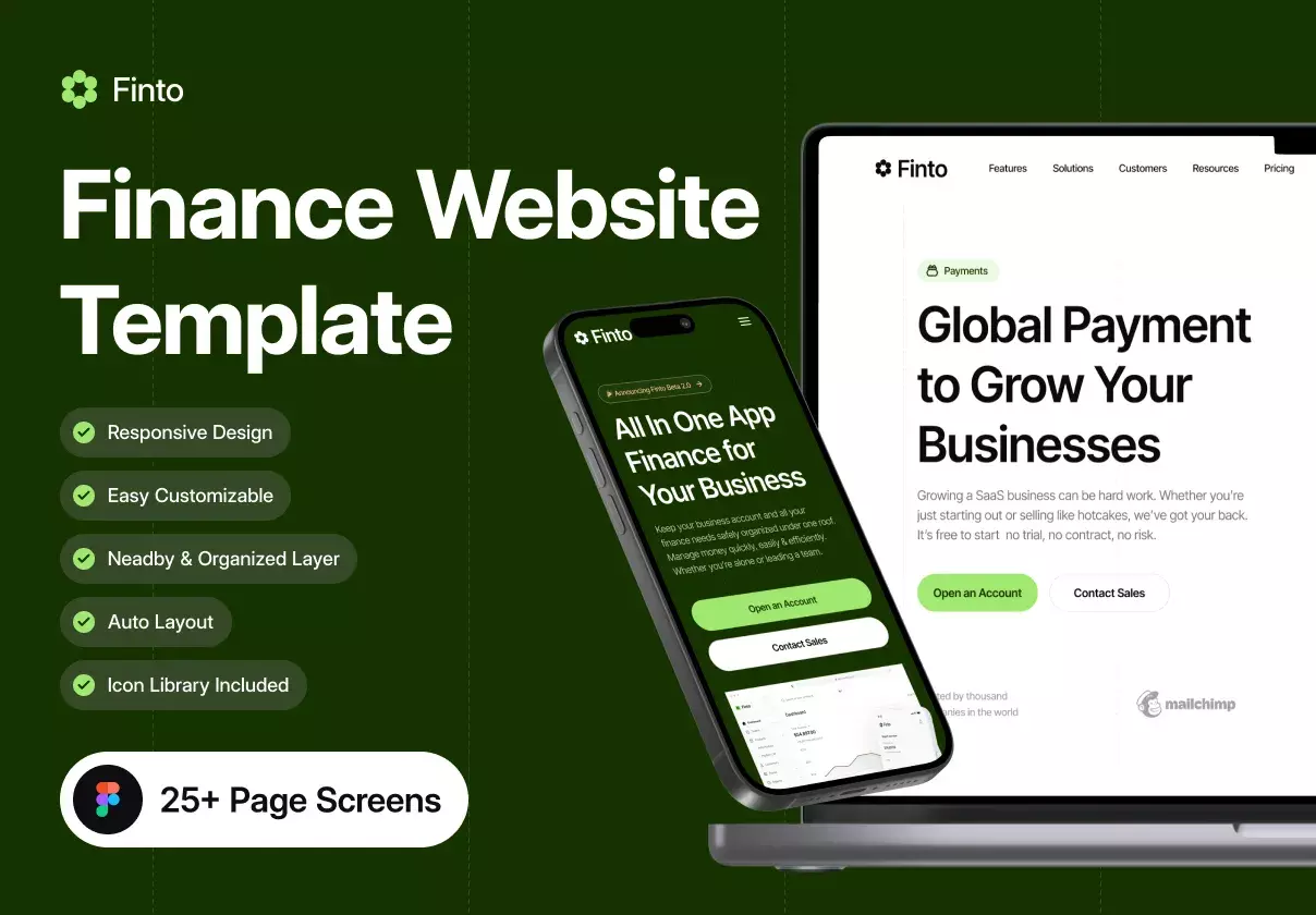 Finto - Finance Website Template