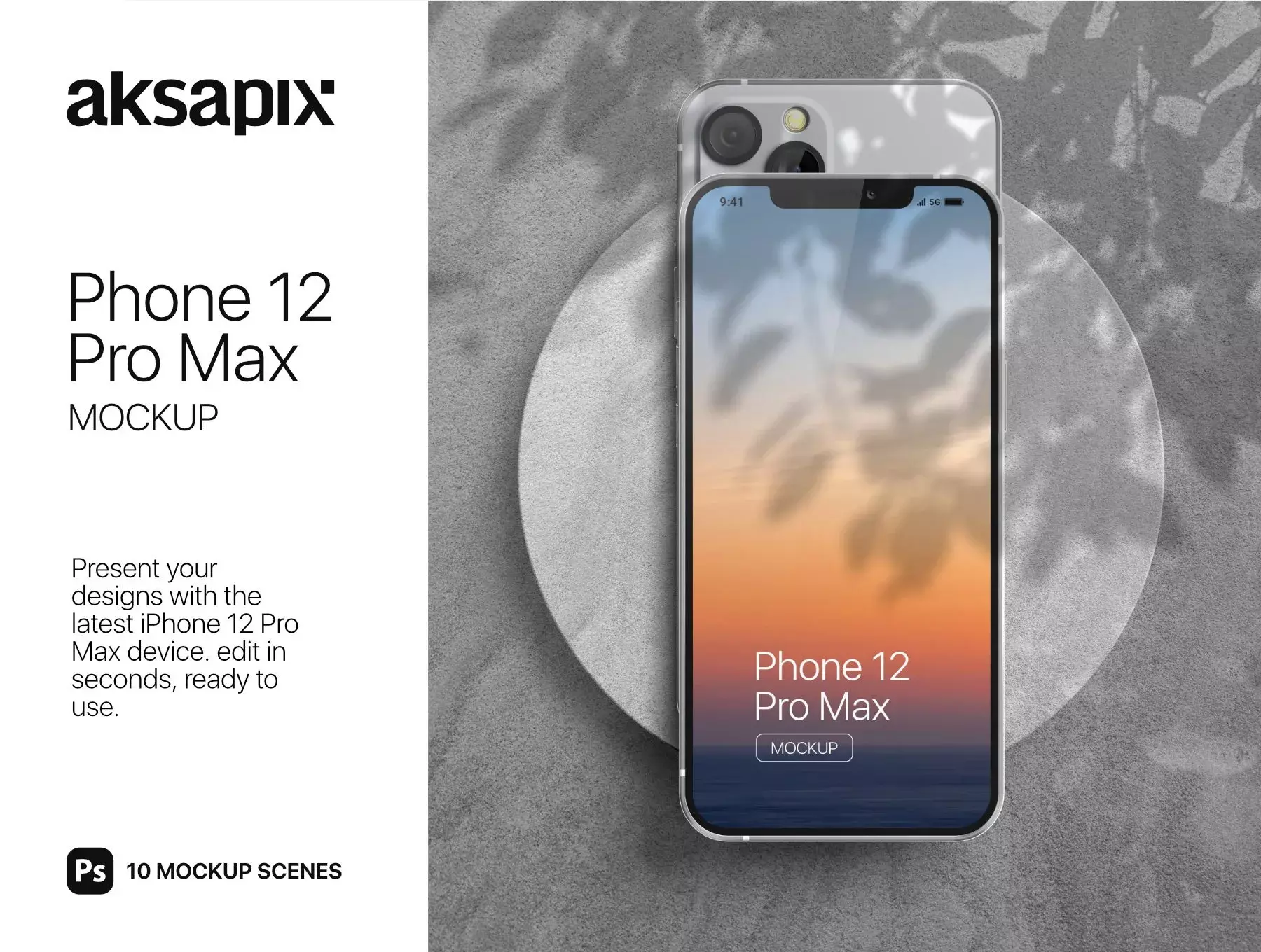 iPhone 12 Pro Max Mockup V.01